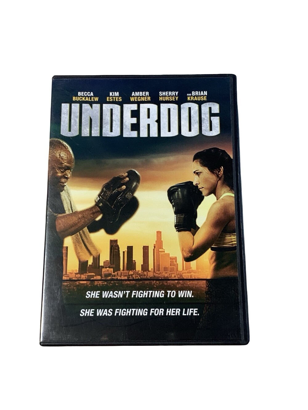 Underdog (2020) DVD Boxing Drama Movie w/ Case Becca Buckalew Brian Krause